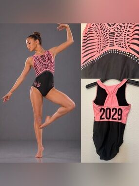 Chalk Warrior x Ozone 2029 Camp Collection Gymnastics Leotard Youth Large